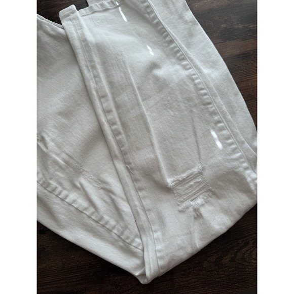 YMI Wanna Betta Butt Women's White Denim Mid Rise Skinny Jeans Stretch Size 18 - Picture 6 of 7